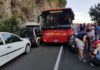 16enne ferito da bus turistico ad Amalfi.