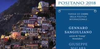 Gennaro Sangiuliano presenta il suo libro su Trump venerdì 13 al Covo dei Saraceni a Positano.
