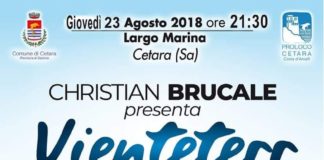 Vienteterr, Christian Brucale in concerto a Cetara.