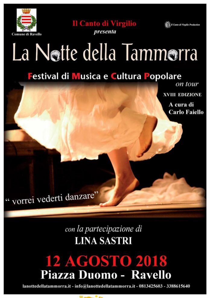 manifesto notte della tammorra