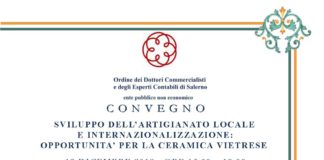 Internazionalizzazione, opportunità per la ceramica vietrese, convegno a cura dell’Ordine dei Commercialisti.
