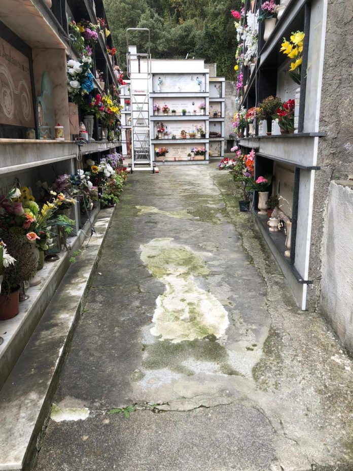 Cimitero Vettica di Amalfi prima dei lavori