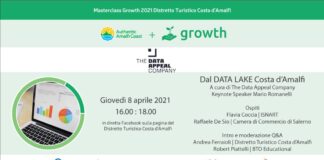 Dal data lake Costa d’Amalfi, giovedì 8 sui canali social del Distretto Turistico.