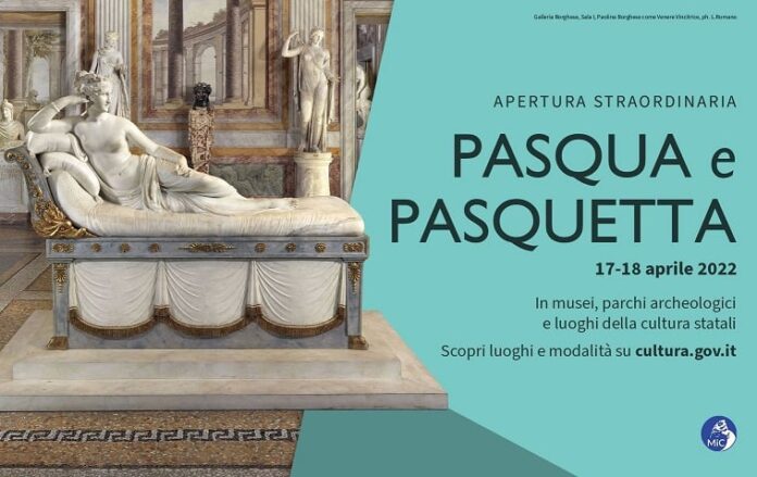 Aperture straordinarie a Pasqua e Pasquetta