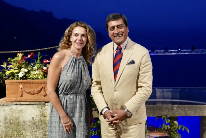 Claudia Gerini e Maurizio Pietrantonio