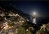 Superluna dello Storione a Positano, le foto