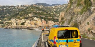 Chiusura SS 163 Amalfitana tra Maiori e Minori martedì 23 dalle 23 alle 3