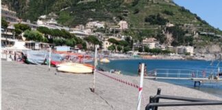 Rilievi Arpac, GdF sequestra arenile adiacente Porto di Maiori