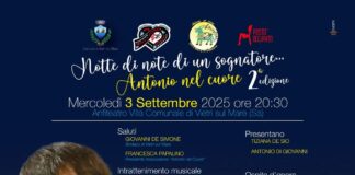 Notte di note di un sognatore – Concerto per Antonio Senatore a Vietri